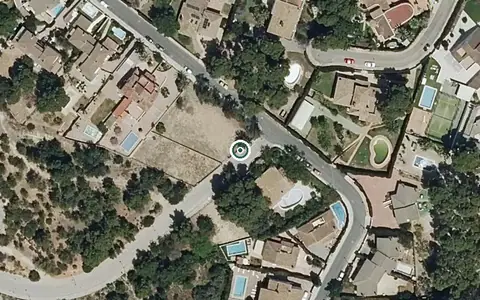 Vista aérea de la ubicación de Residencia para Personas Mayores Dependientes Ntra. Sra. de la Estrella