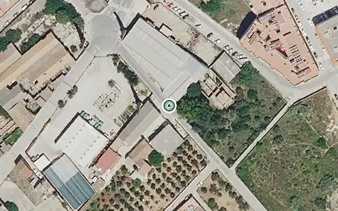 Vista aérea de la ubicación de Residencia para Personas Mayores Dependientes Centro de Tercera Edad de Oliva