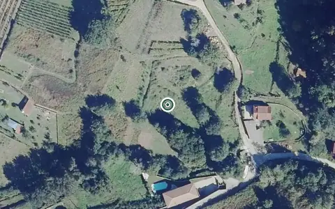 Vista aérea de la ubicación de Caser Residencial Pontevedra