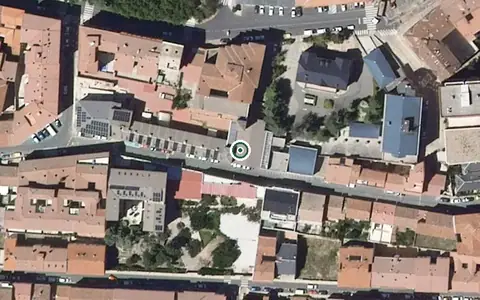 Vista aérea de la ubicación de Residencia María Reina de la Paz