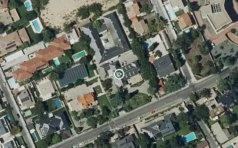 Vista aérea de la ubicación de Residencia Santísima Trinidad