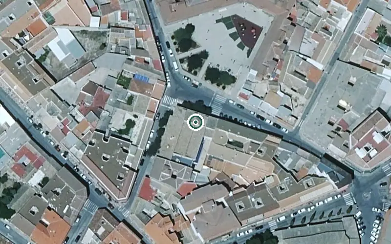 Vista aérea de la ubicación de Centro de Día de Daimiel