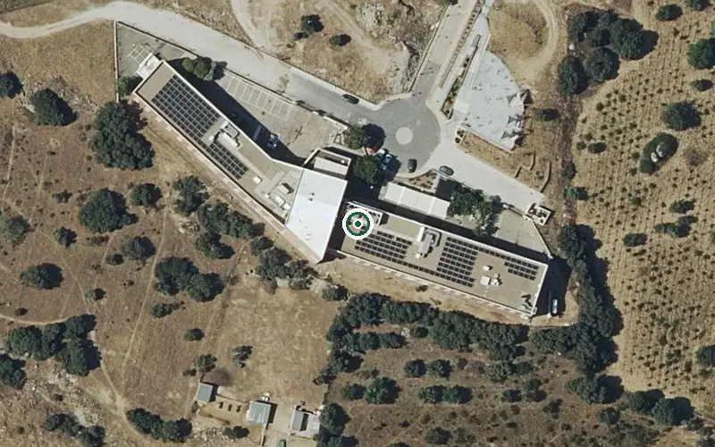 Vista aérea de la ubicación de Residencia Amavir Cenicientos (Plan Velocidad)