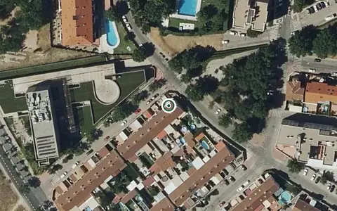 Vista aérea de la ubicación de Residencia Las Vegas