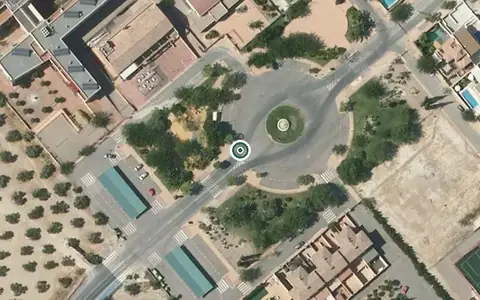 Vista aérea de la ubicación de Residencia para Personas Mayores Virgen de la Capilla