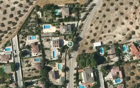 Vista aérea de la ubicación de Centro Residencial Santa Teresa