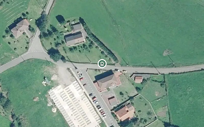 Vista aérea de la ubicación de Residencia Monteana