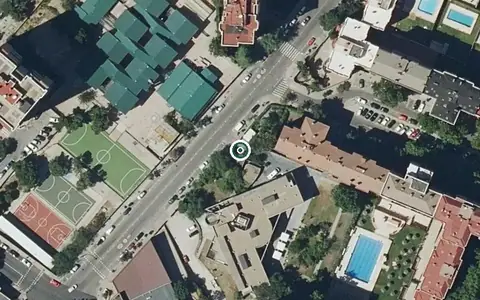 Vista aérea de la ubicación de Residencia Jazmín Centro Municipal de Atención a Enfermos de Alzheimer