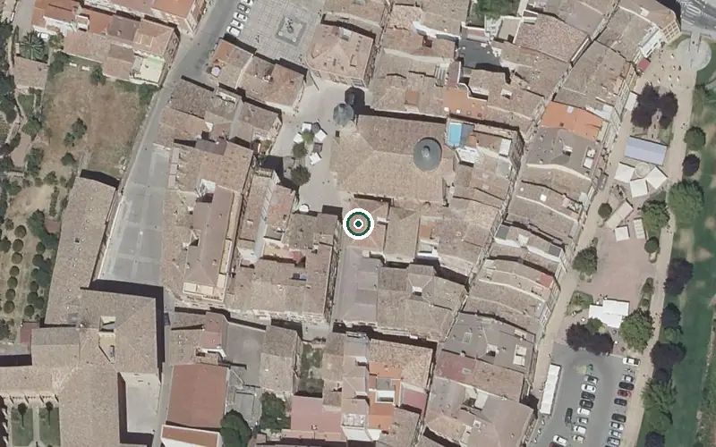 Vista aérea de la ubicación de Piso Tutelado San Prudencio