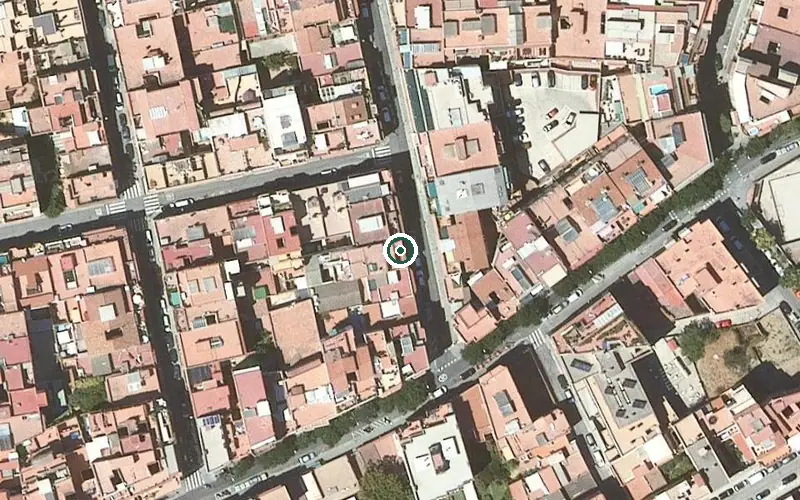 Vista aérea de la ubicación de Residència Desalup-Horta