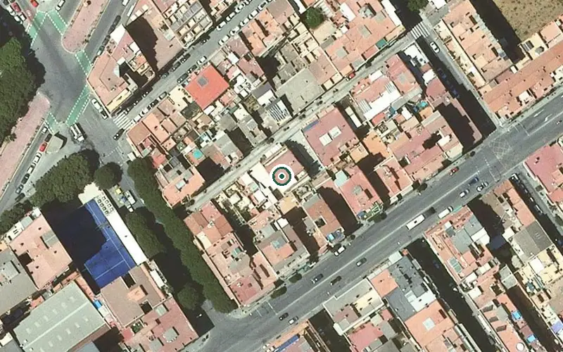 Vista aérea de la ubicación de Residència per a Gent Gran Berllor