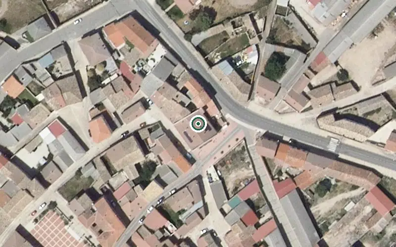 Vista aérea de la ubicación de Residencia de Personas Mayores Cesar Ruiperez Cordovilla
