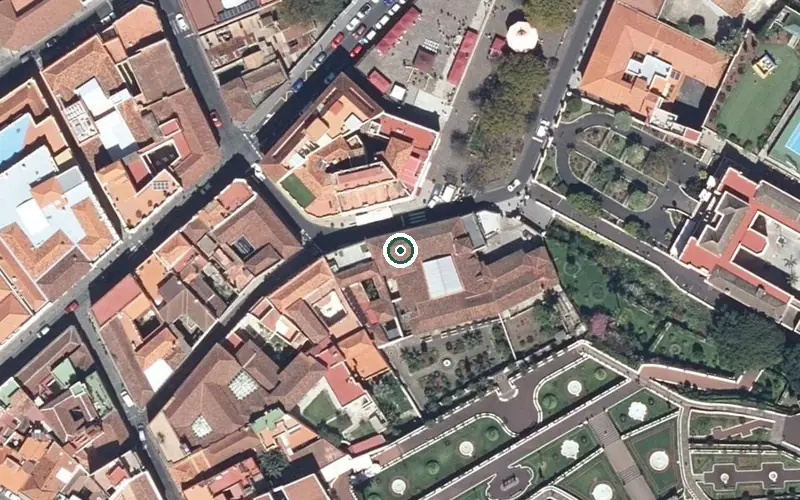 Vista aérea de la ubicación de Centro Día Municipal San Agustín