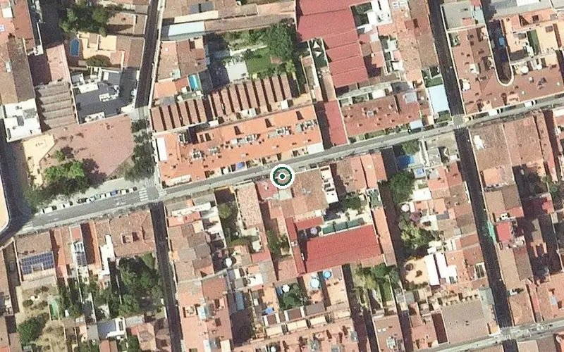 Vista aérea de la ubicación de Centre de dia Santa Rita-Sabadell