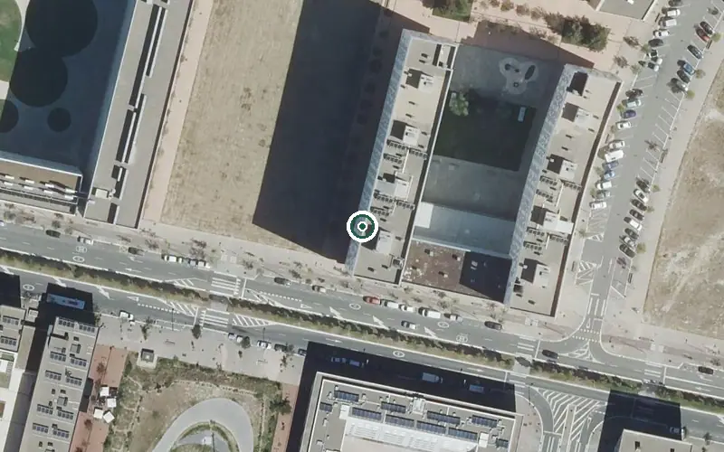 Vista aérea de la ubicación de Residencia Aiara Vitoria