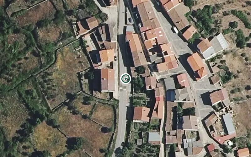 Vista aérea de la ubicación de Residencia de Personas Mayores la Inmaculada Concepción