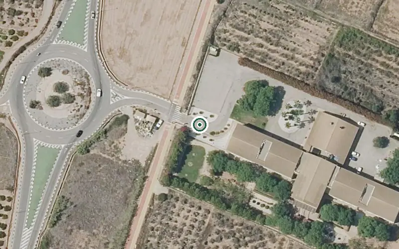 Vista aérea de la ubicación de Residencia P.m.d. Savia el Puig