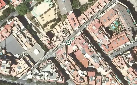 Vista aérea de la ubicación de Hogar geriátrico Coloma