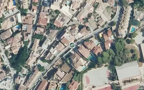 Vista aérea de la ubicación de Centro Residencial la Biznaga