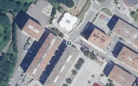 Vista aérea de la ubicación de Residencia San Markosene Egoitza