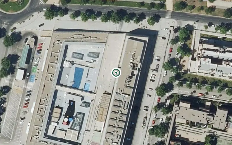 Vista aérea de la ubicación de Residencia Colisée Jarama