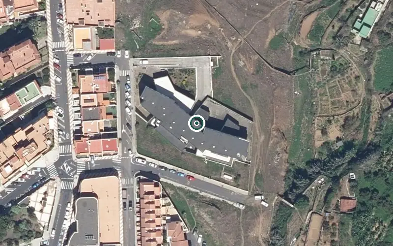 Vista aérea de la ubicación de Centro Sociosanitario Nuestra Señora del Carmen