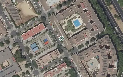 Vista aérea de la ubicación de Centro de Día para Mayores Cuidantia Sevilla