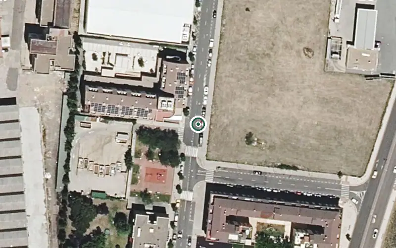 Vista aérea de la ubicación de Residencia Ballesol Salamanca