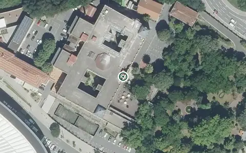 Vista aérea de la ubicación de Santa y Real Casa de Misericordia Egoitza