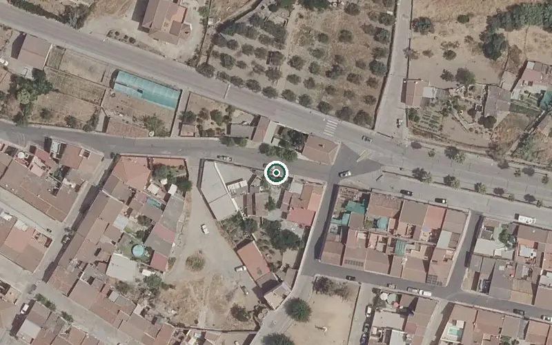 Vista aérea de la ubicación de Residencia para Personas Mayores Obra de Jesús Nazareno