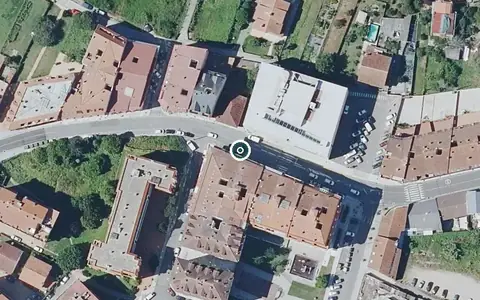Vista aérea de la ubicación de Centro de Día para Persoas Maiores Pescadoira Cangas