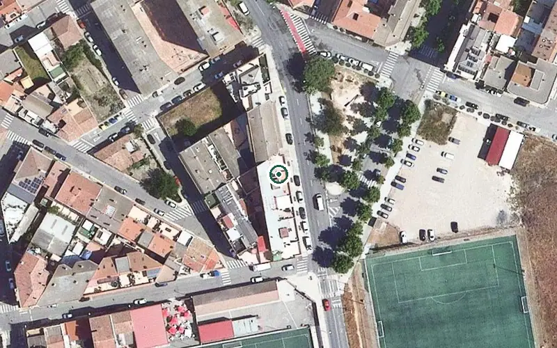Vista aérea de la ubicación de Adesma Residència Bordeta