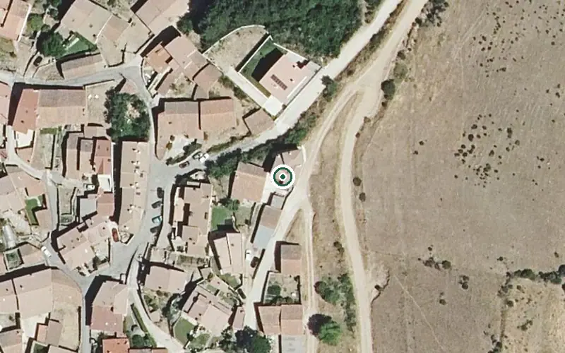 Vista aérea de la ubicación de Residencia de Personas Mayores Virgen del Espino