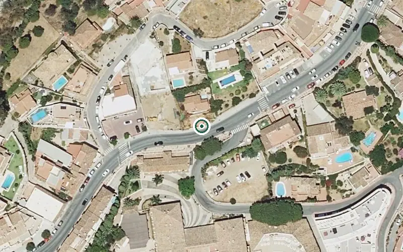 Vista aérea de la ubicación de Centro de Día para Mayores Alzheimer