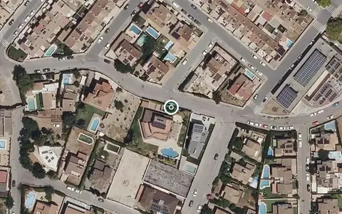 Vista aérea de la ubicación de Centro de Día para Mayores San Miguel de Sanlucar