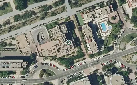 Vista aérea de la ubicación de Residencia Sanitas La Moraleja