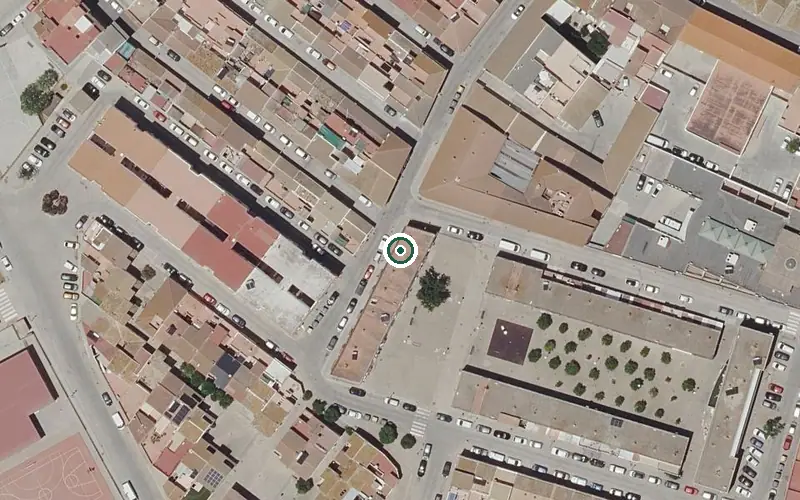 Vista aérea de la ubicación de Residencia para Personas Mayores Zenobia Camprubi