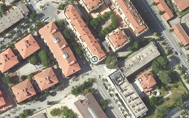 Vista aérea de la ubicación de Residència Ballesol Barberà