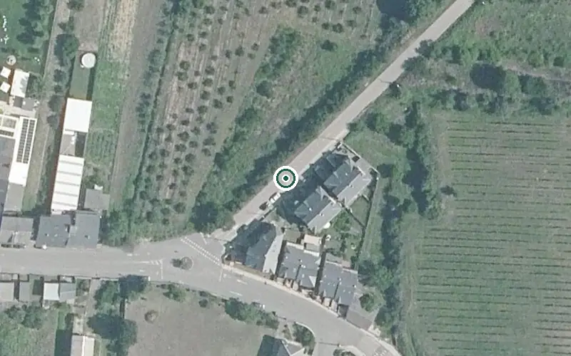Vista aérea de la ubicación de Residencial Mirador del Cua