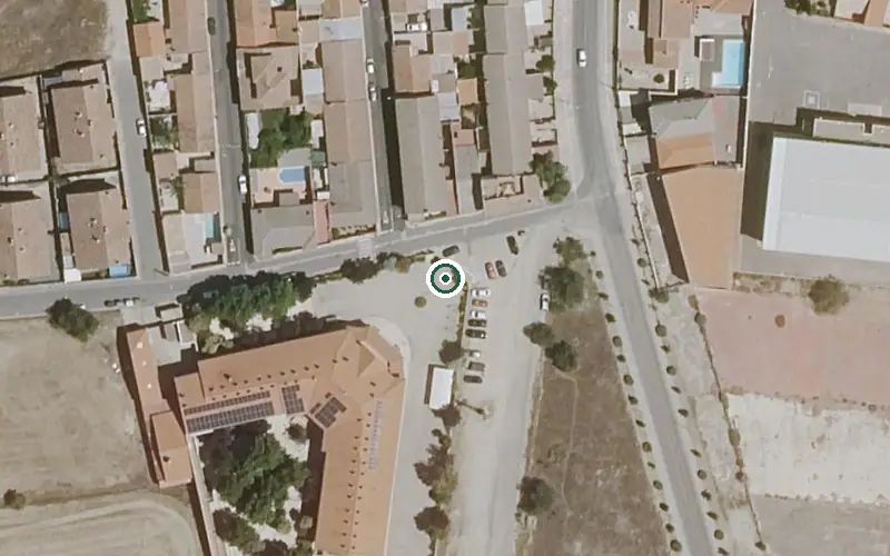 Vista aérea de la ubicación de Residencia de Mayores Nuestra Señora de Gracia