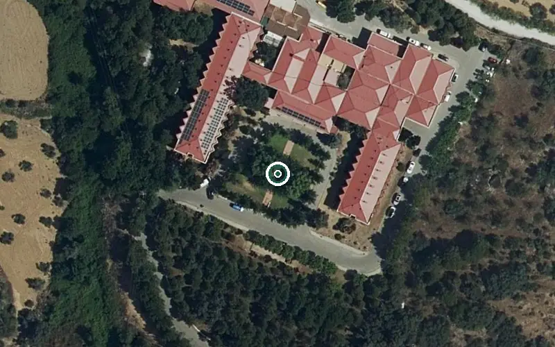 Vista aérea de la ubicación de Residencia López Rumayor