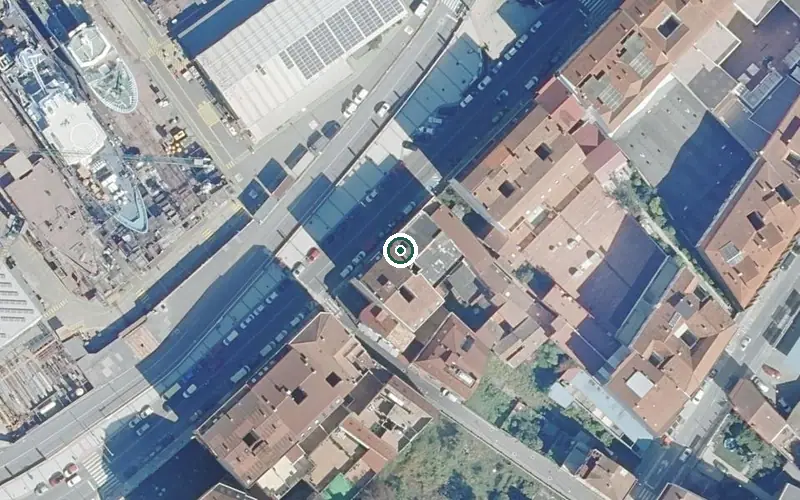 Vista aérea de la ubicación de Centro de Día para Persoas Maiores Marin Afapo-afaga