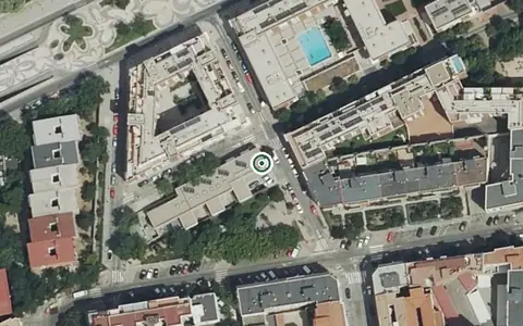 Vista aérea de la ubicación de Centro de Día Municipal San Crispín