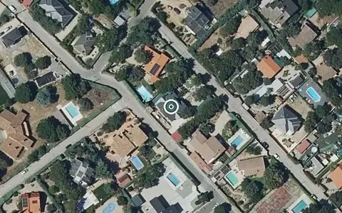 Vista aérea de la ubicación de Residencia Mi Casita