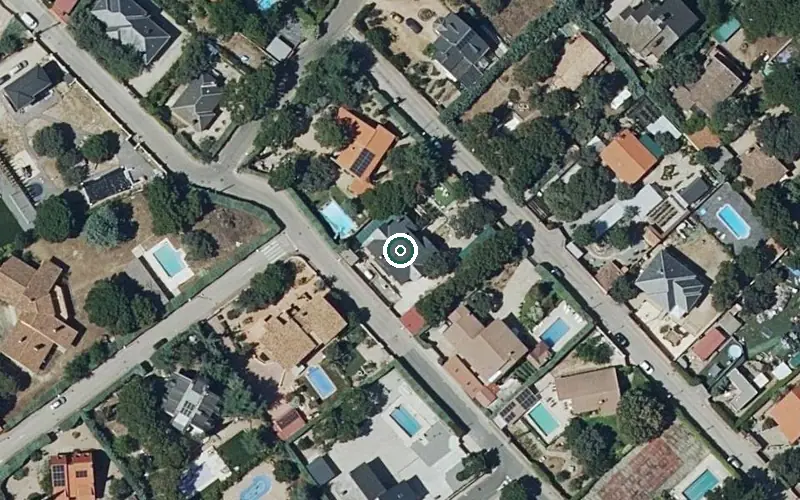 Vista aérea de la ubicación de Residencia Mi Casita