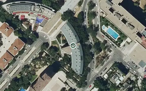 Vista aérea de la ubicación de Residencia Domusvi Arturo Soria (Madrid)