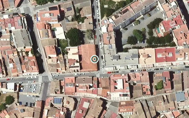 Vista aérea de la ubicación de Centre de dia per a Gent Gran Vilafranca del Penedès