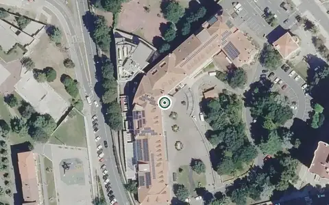 Vista aérea de la ubicación de Residencia San Juan de Dios Egoitza