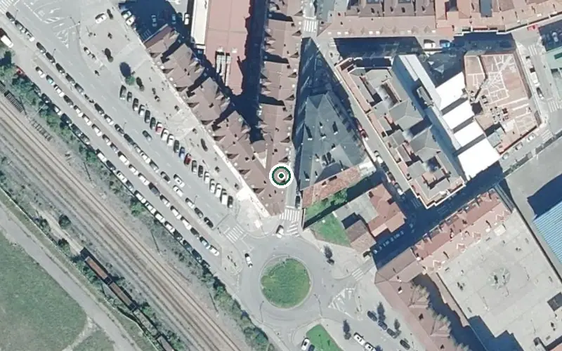 Vista aérea de la ubicación de Residencia VIFASA