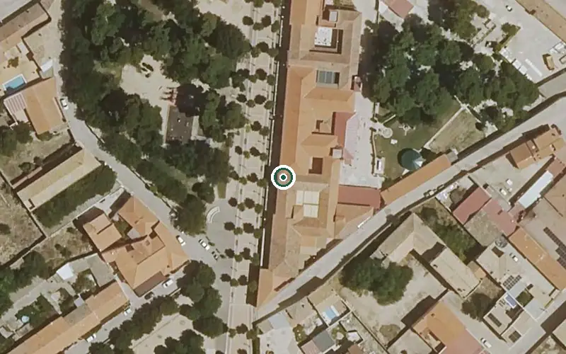 Vista aérea de la ubicación de Residencia de Mayores Nuestra Señora de Gracia y San José
